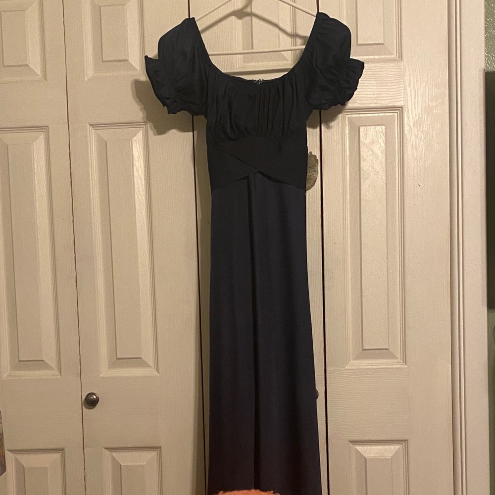 Altar'd State Midnight Blue Maxi Dress